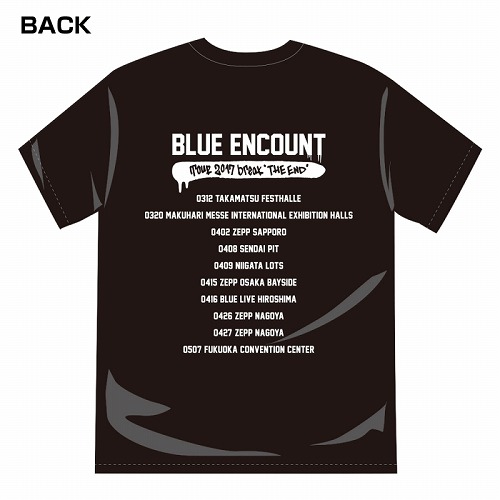 TOUR 2017 break “THE END”　TOUR T-SHIRT [Graffiti] 